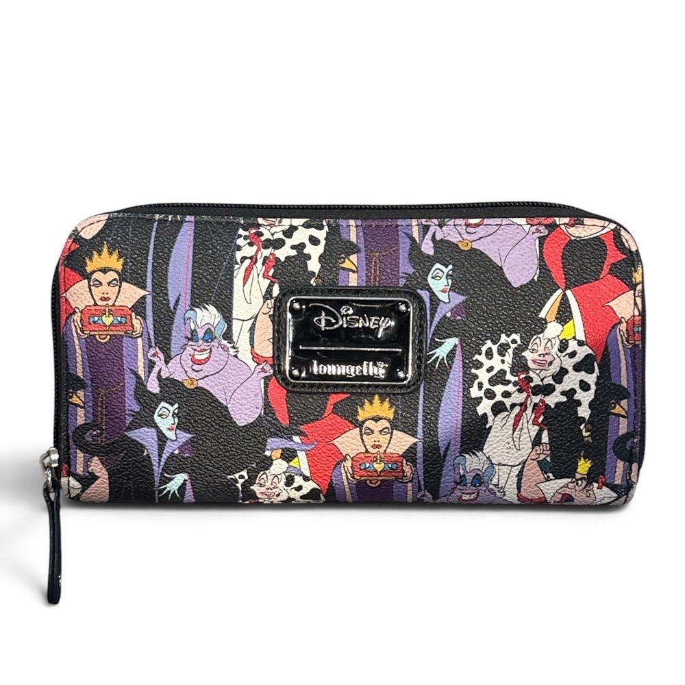 Loungefly Disney Villains Zip Around Wallet